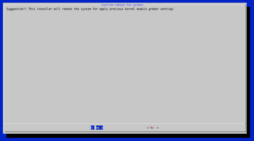 Manual Installer Complete Screen